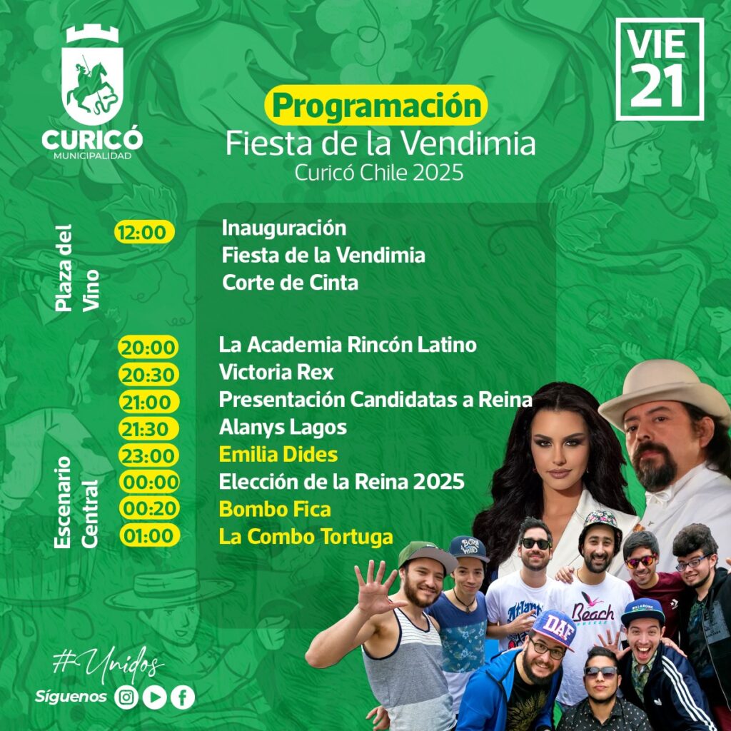 Fiesta de la Vendimia de Curicó 2025: La Nueva Versión se Celebra en el Estadio La Granja 3 480939835 669565425606465 2322397560731166971 n